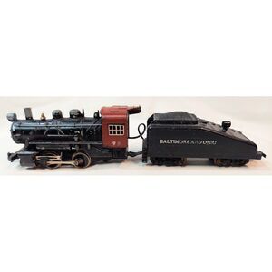 Mantua 0-4-0 HO Steam Locomotive Switcher & Slope Tender Baltimore & Ohio *Issue